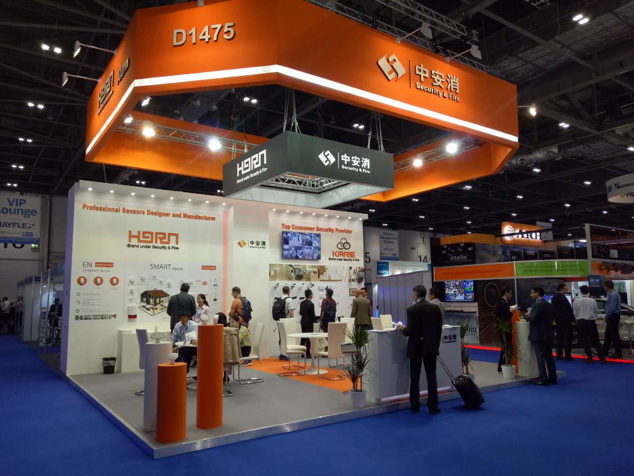 云顶国际yd2333消盛装亮相英国IFSEC展 智能家居解决方案受买家青睐
