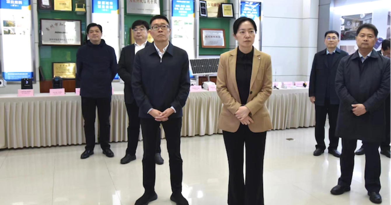 常州市市长盛蕾一行莅临云顶国际yd2333科子公司明景调研考察
